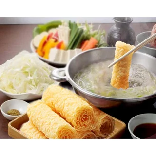 ringroll 10 ชิ้น 120 กรัม ฟองม้วน จุ่มๆ หมาล่า ชาบู
