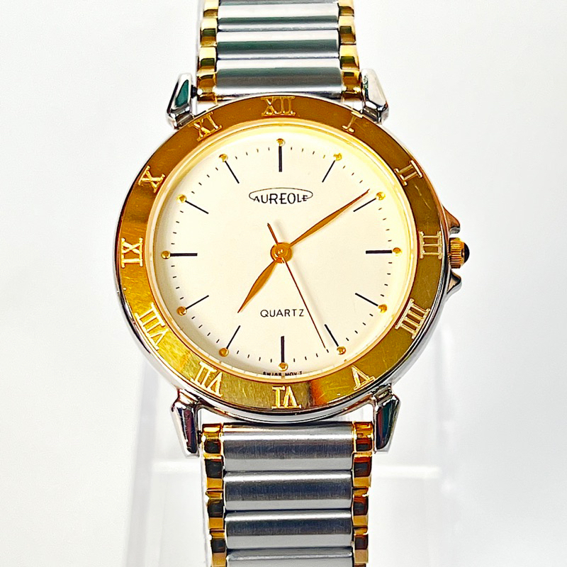 นาฬิกามือสองญี่ปุ่น AUREOLE SWISS Quartz