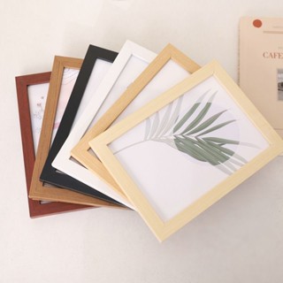 กรอบรูป 5*7นิ้ว สีขาว สีดำ ขาตั้งไม้ กรอบแต่งบ้าน