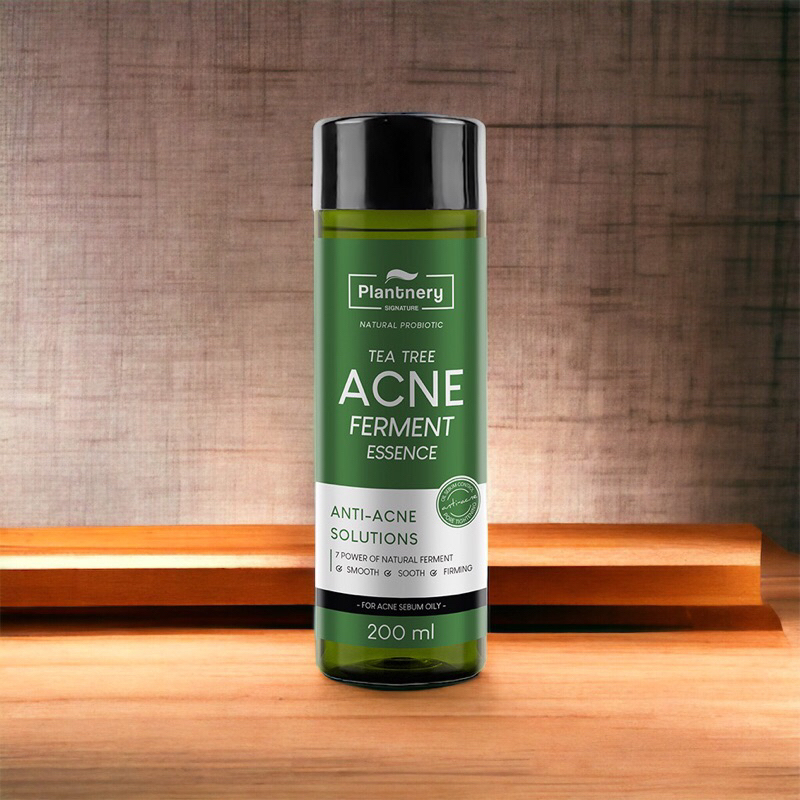 Plantnery Tea Tree Ferment Essence 200 ml น้ำตบ ทีทรี สูตรสำหรับผู้มีปัญหาสิว ผิวมัน
