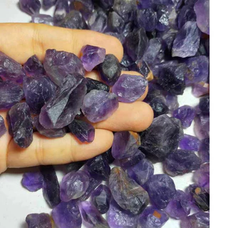 พลอย ก้อน ดิบ อเมทิสต์ ธรรมชาติ แท้ ( Unheated Natural Amethyst ) หนัก 100 กรัม