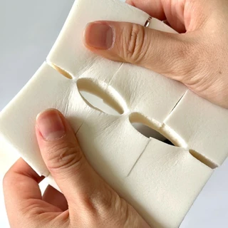แท้💯พร้อมส่ง Piccasso Latex Square Sponge 6p ฟองน้ำตบรองพื้นที่ช่างแต่งหน้าเลือกใช้