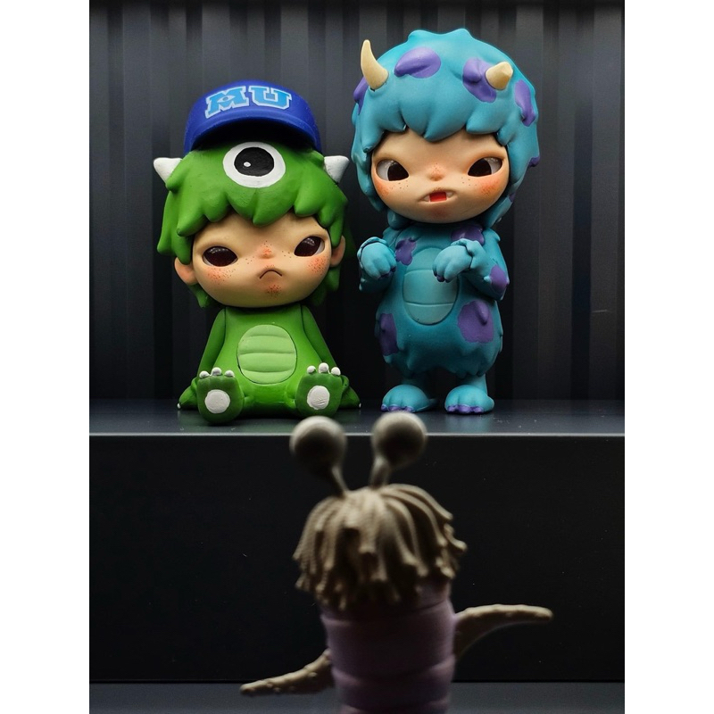 Hirono Popmart Arttoy🌈🌈 น้อง Marino แซลลี่โน๊ะ ไมค์โน๊ะ) งาน Custom
