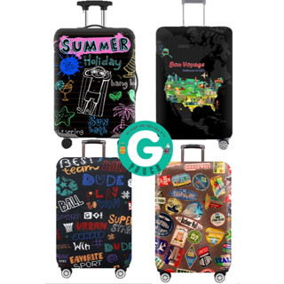 พร้อมส่งจากไทย ผ้าคลุมกระเป๋าเดินทาง18-32 นิ้ว  มีซิปข้างสอง…