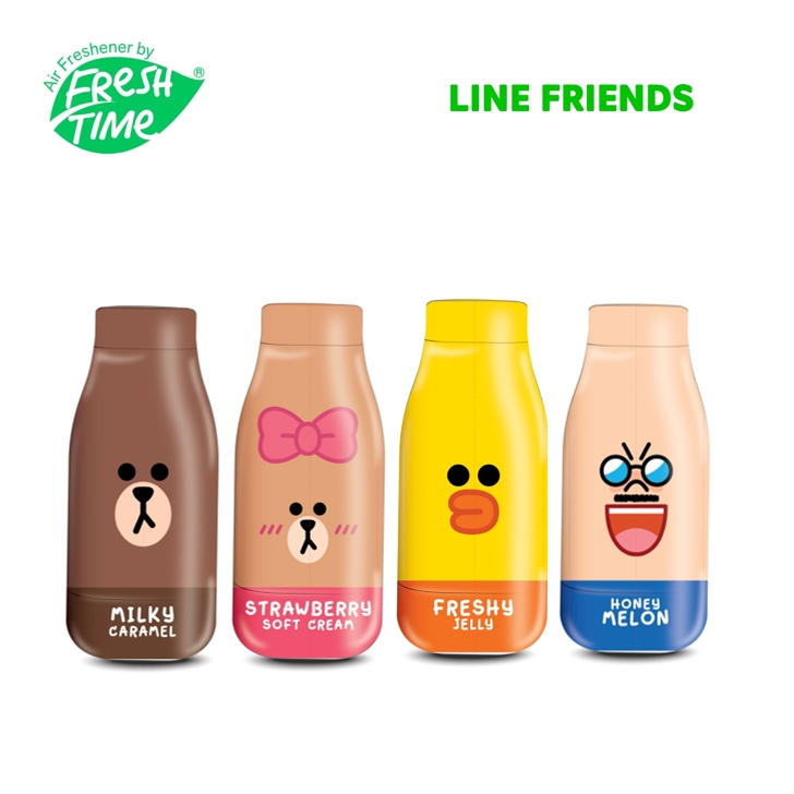 Fresh Time X LINE FRIENDS เจลหอมปรับอากาศ 200g