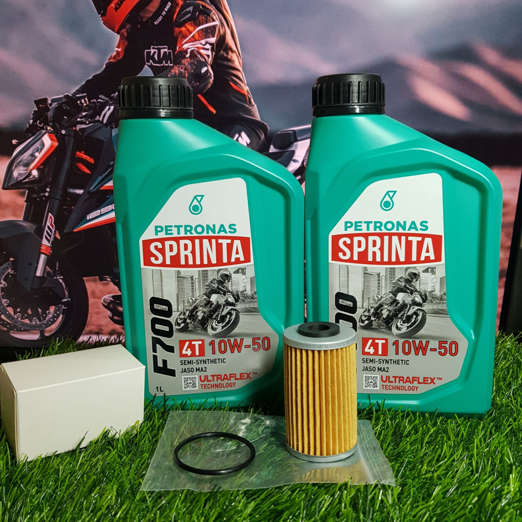 ชุดน้ำมันเครื่อง Petronas Sprinta F700 สำหรับ KTM DUKE/RC 200/250/390