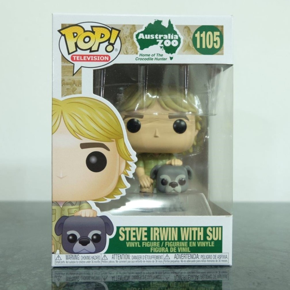 👱🏼 [Iconic]  👱🏼 Funko Pop Steve Irvin with Sui ของแท้ กล่องสวย