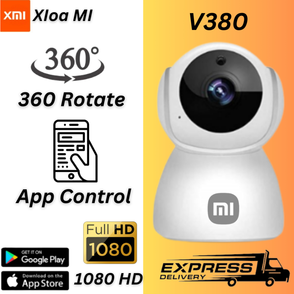 XiaoMI V380 Home Security Camera 360° SE 4K v380 PTZ Pro WI-FI HD 1080P / 1296P กล้องวงจรปิดไร้สาย /กล้องไอพี