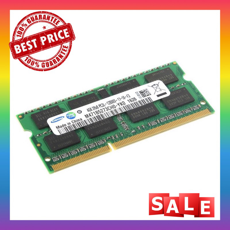 💻Ram Notebook DDR3 4 GB SamSumg , Sk hynix (สินค้ามือสองสภาพดีพร้อมใช้งาน)💻