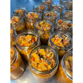 เซ็ตน้ำพริกคู่ครัว น้ำพริกไข่ปูม้าสูตรซีฟู้ด(100g)+น้ำพริกโคตรเนื้อปู(145g)