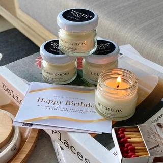 [100% organic soy wax scented candle 30 ml] เทียนหอมผลิตจากไขถั่วเหลืองออแกนิกแท้ 100% ขนาด 30 ML
