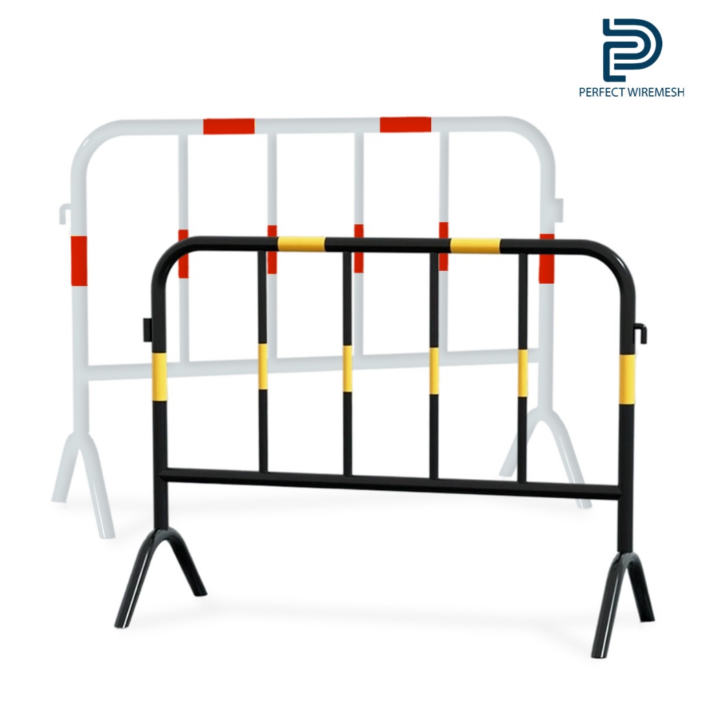 แผงกั้นจราจร แผงกั้นเหล็ก แผงกั้นรถ ขนาด 1x1.5m และ 1.2x2m