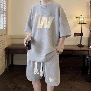 ⚡️ พร้อมส่ง⚡️ทีเชิร์ต เสื้อยืดคอกลม ผู้ชาย สไตค์ เกาหลี สวมใส่สบาย เนื้อผ้าอย่างดี ผลิตอย่างดี - ใสแล้วดูหล่อ