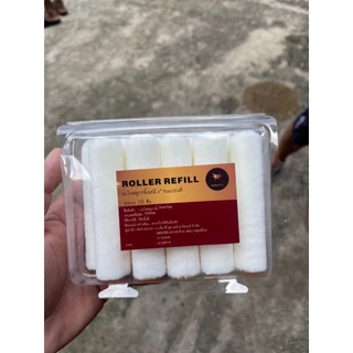 NP-293 (1 กล่อง 10 ลูก) อะไหล่ลูกกลิ้ง ทาสี ขนแกะแท้ ขนาด 4 นิ้ว ลูกกลิ้ง สีน้ำ อะคริลิค สีน้ำมัน ขนแกะ