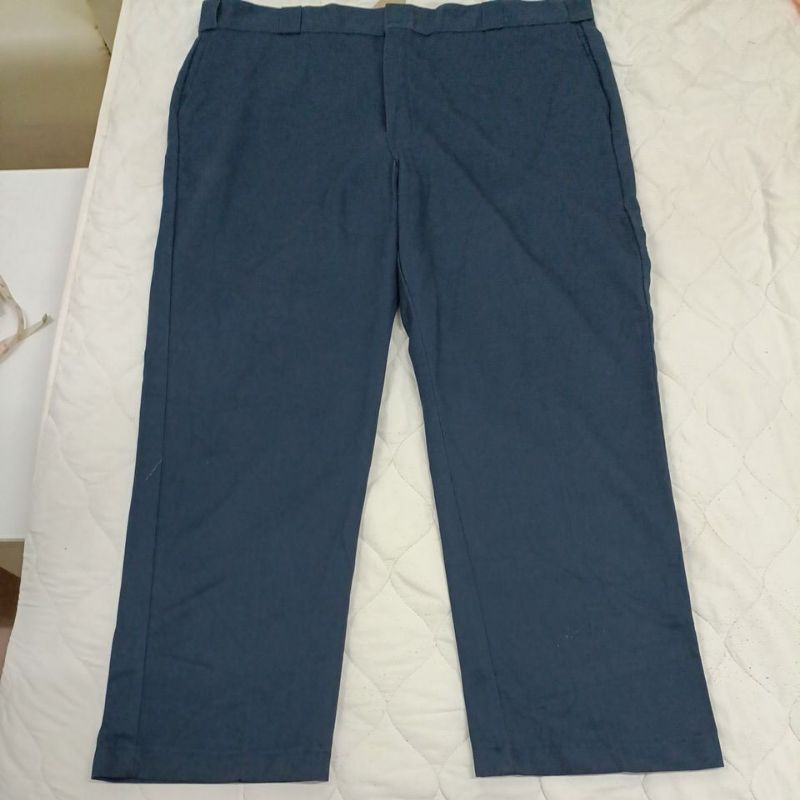 กางเกงขายาวดิ๊กกี้Dickies  สีกรมท่า ของแท้ เอว 44 ยาว 42 ปลายขากว้าง 9.5 นิ้วของแท้ราคาถูกที่สุด