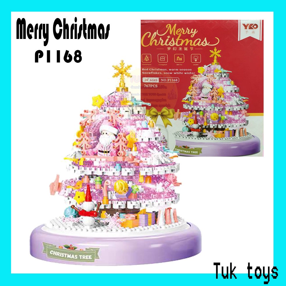 พร้อมส่ง!! ชุดตัวต่อ YKO บ้านคริสต์มาส ต้นคริสต์มาส คริสมาส Merry Christmas