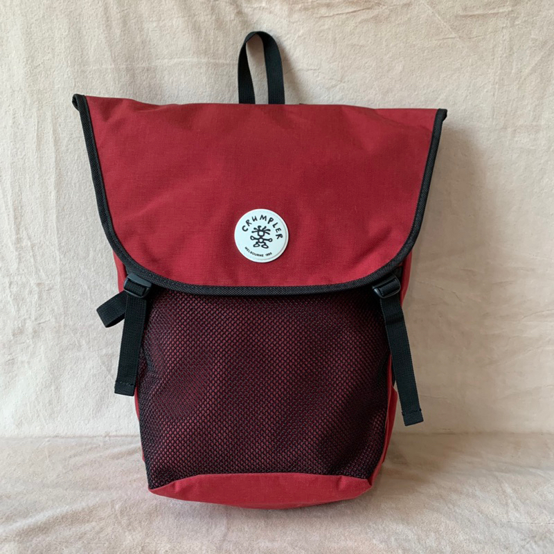กระเป๋า Crumpler Seedy Bar Messenger Backpack Red มือ2 สภาพดี
