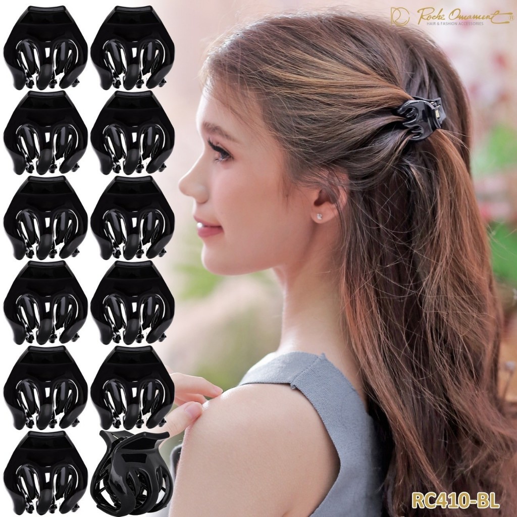 หนีบRC410 (1แพ็คมี 12ชิ้น) กิ๊บหนีบผม หนีบผมอาบน้ำ เครื่องประดับผม กิ๊บติดผม หวีแปรง ยางรัดผม