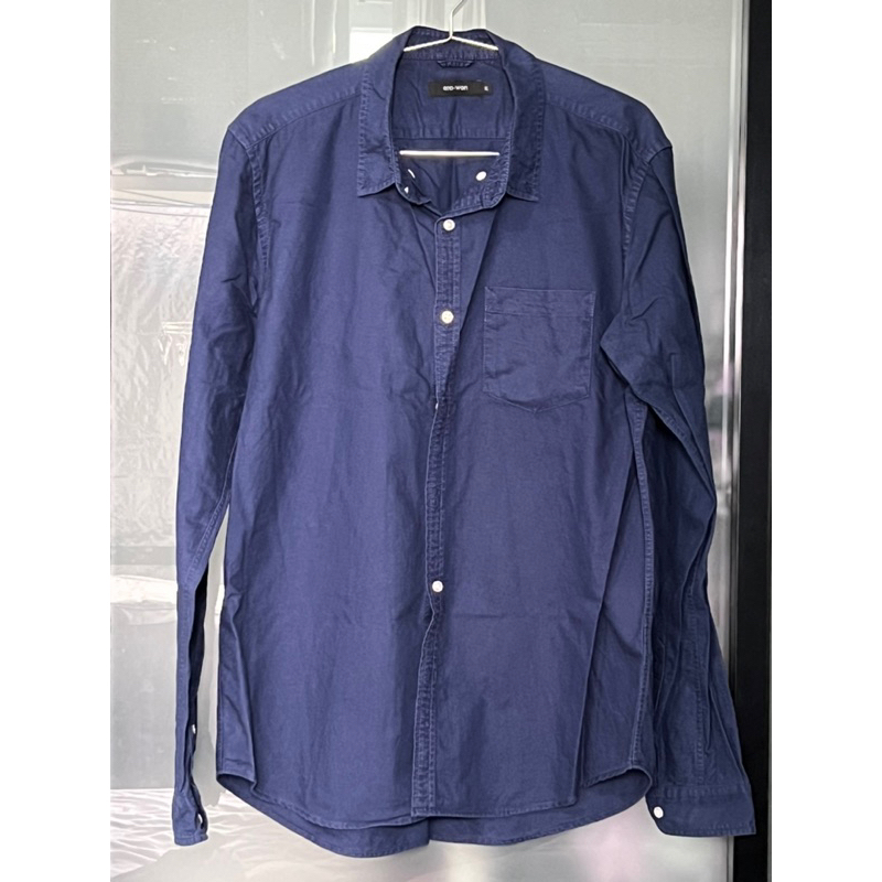 erawon เสื้อเชิ้ต สีน้ำเงิน(มือ2) - XL
