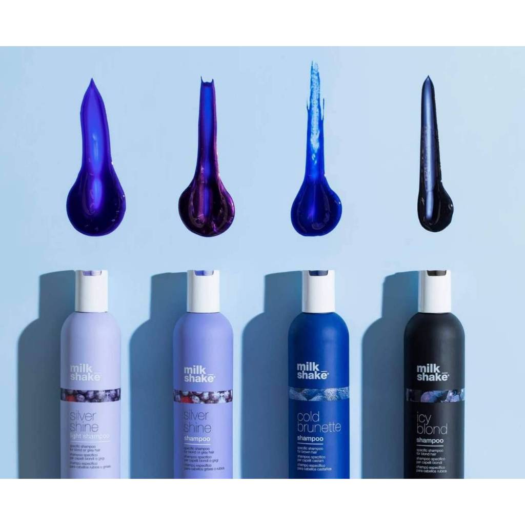Milk Shake SIVER SHINE / ICY BLOND / COLD BRUNETTE Shampoo, Conditioner แชมพู และครีมนวดสูตรพิเศษสำหรับผมทำสี
