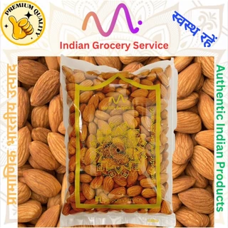 Almond อัลมอนด์ดิบ🍃500g. เกรดพรีเมี่ยม นำเข้าจากUSA🇺🇸ล็อตใหม่ล่าสุด หอม ไม่หืน🌿อัลมอนด์เม็ด