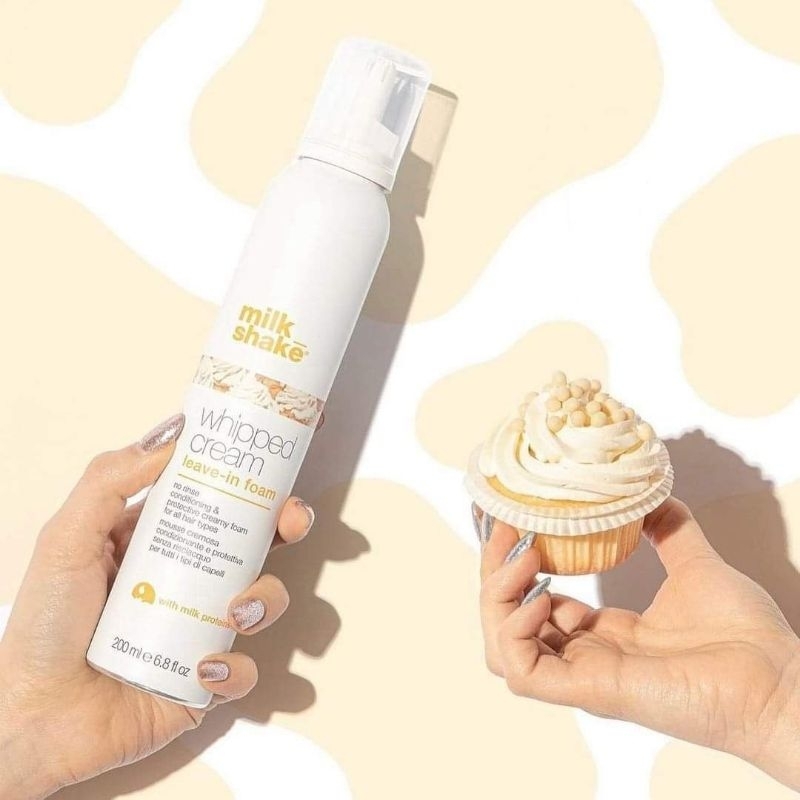 🔥ลดสูงสุด1000​ เก็บโค้ดหน้าร้านหรือทักแชท🔥🔥แท้ฉลากไทยแพ็คเกจใหม่🔥Milk Shake whipped cream leave in foam มิลค์เชค วิปครีม