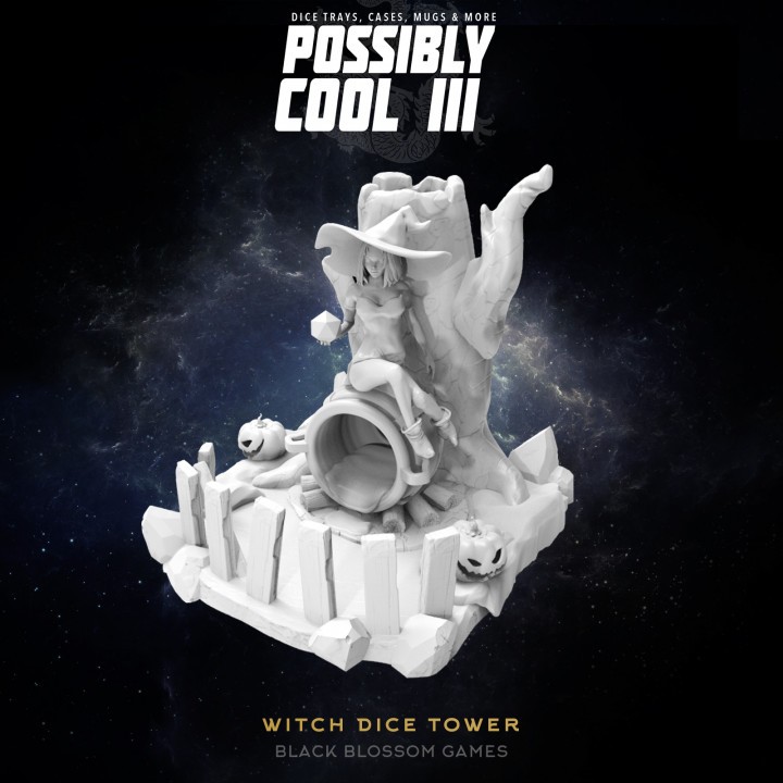 Witch Dice Tower :: Possibly Cool Dice Tower 3จัดส่งได้ใน1-3วัน