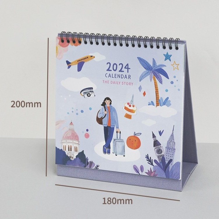2024 The Daily Story Desk Calendar ปฏิทินตั้งโต๊ะลายสุดน่ารัก 7321 Design