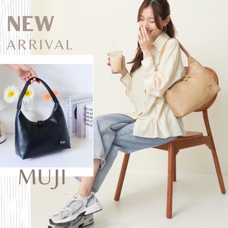 New in ! KEEP ' Muji handbag ' กระเป๋าถือทรง Lobo / กระเป๋าสะพาย สไตล์ Minimal