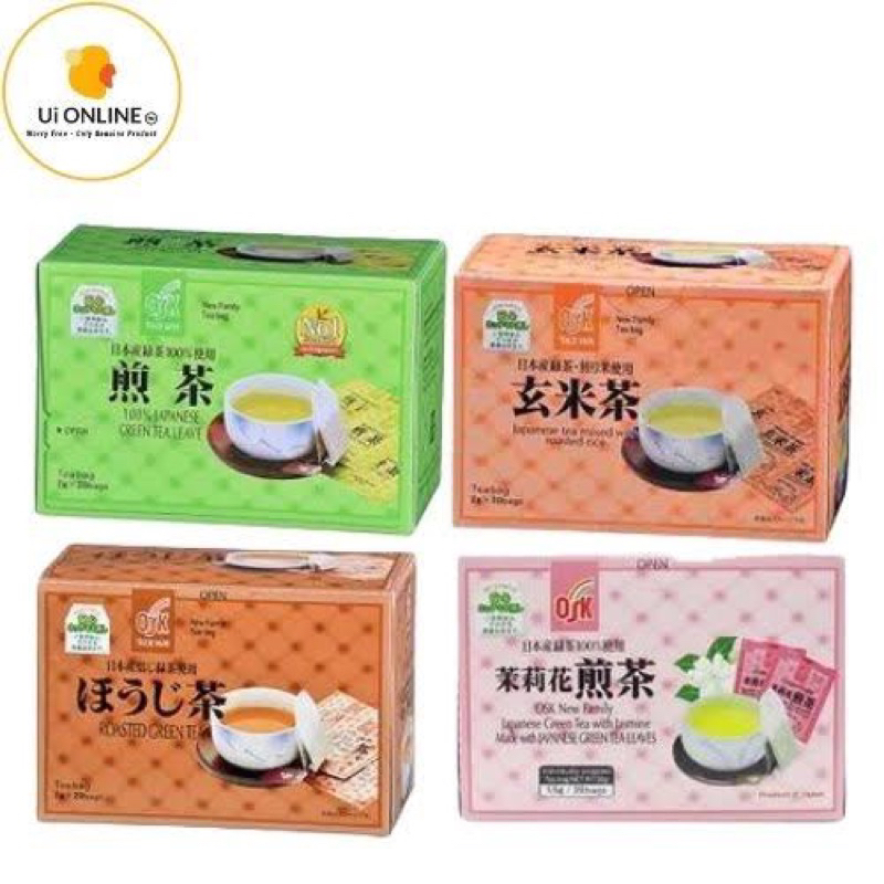 OSK Tea 20แพ็ค นำเข้าจากญี่ปุ่น🇯🇵 ชามะลิ ชาเขียว ชาข้าวคั่ว