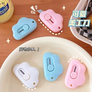 (สุ่มสี) มีดคัตเตอร์ไซส์ มินิ สีสันสดใส DIY Cutter คัตเตอร์จิ๋ว✅สินค้าพร้อมส่งจากไทย✅