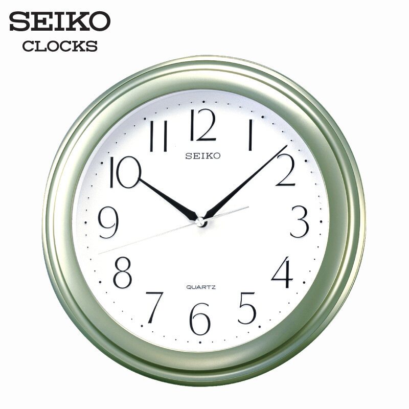 SEIKO CLOCKS นาฬิกาแขวน รุ่น QXA327M ขนาด 11.4 นิ้ว เดินสเต็ป สีเขียว