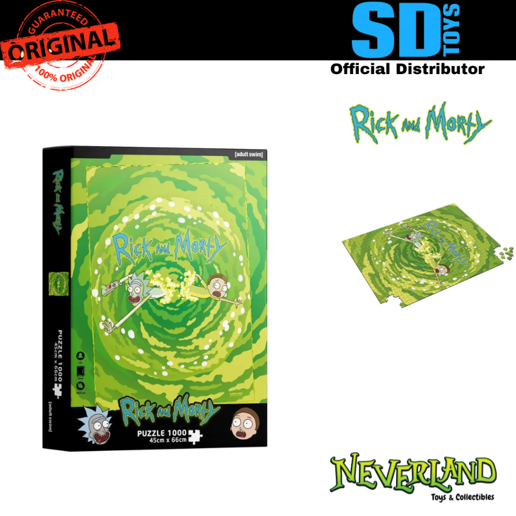 SD Toys Rick and Morty Portal Puzzle 1000 Pieces