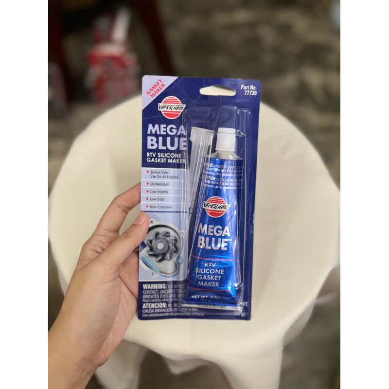 กาวทาประเก็น MEGA BLUE USA ชนิดพิเศษ RTV (85กรัม) เนื้อสีน้ำเงิน กาวฟ้า 77739 ทาเครื่อง ทาปะเก็น ทนความร้อนสูง รูปที่ 3