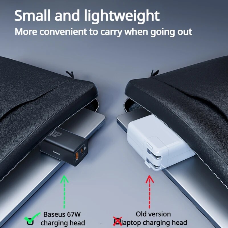 หัวชาร์จ GaN3 Lite Quick Charger Baseus 67W (สินค้าแท้ 100%) ราคา ถูกที่สุด ดีลบีเคเค แกลเลอรีภาพที่ 5