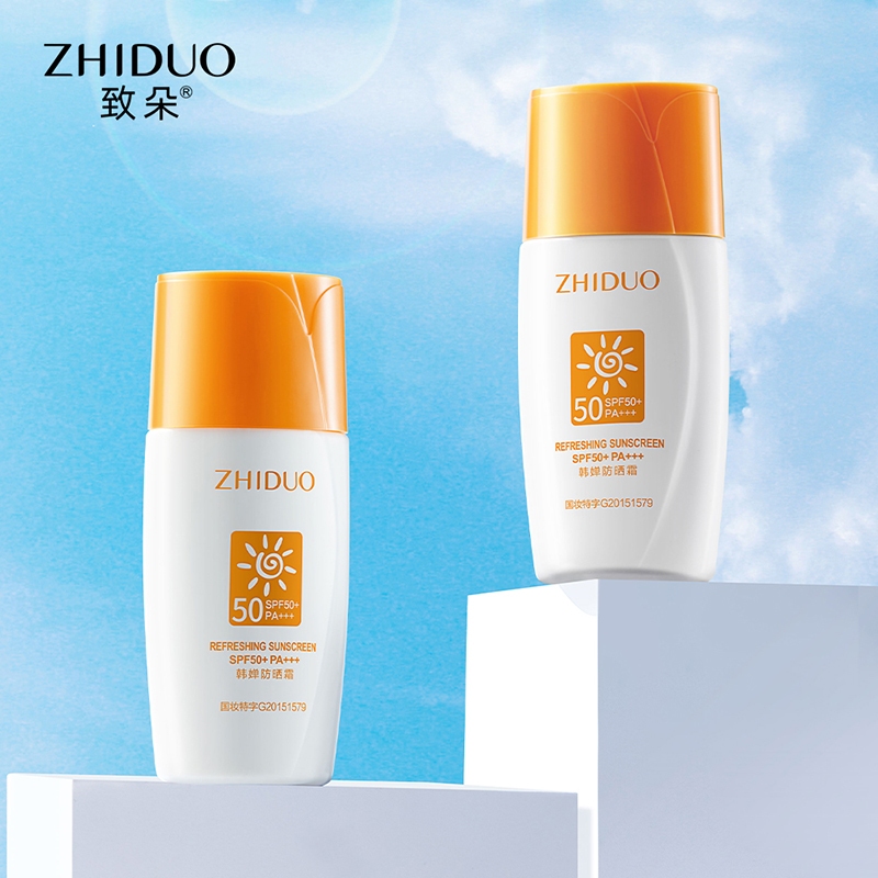 (ส่งจากไทย)Zhiduo ครีมกันแดด ป้องกันรังสียูวี 30 กรัม SPF50+ PA+++ สําหรับทุกสภาพผิว