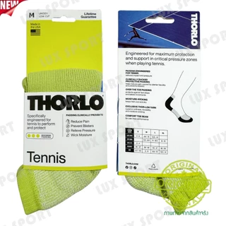 Thorlo Socks Size.M-MEDIUM (TMX/TMM ข้อสั้น/ปิดตาตุ่ม) Unisex ถุงเท้าเทนนิสคุณภาพ สินค้าแท้ 💯% จาก อเมริกา