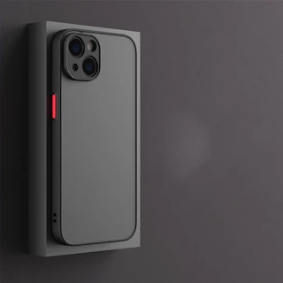 เคสหลังด้านขอบสี สำหรับ IPHONE 17 7 8 SE2 SE3 2022 7Plus 6 6s 6Plus X/XS XR XS MAX 11 11Pro Max ขอบนิ่มหลังด้าน 025