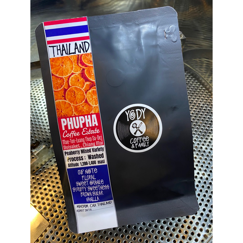 🇹🇭Phupha Coffee Estate Chiangmai Peaberry Washed process Yody Coffee กาแฟโยดี้ กาแฟเทพเสด็จ ภูผา เอส