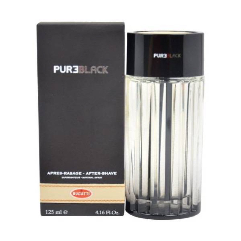 Bugatti Pure Black Aftershave Natural Spray 125ml.
