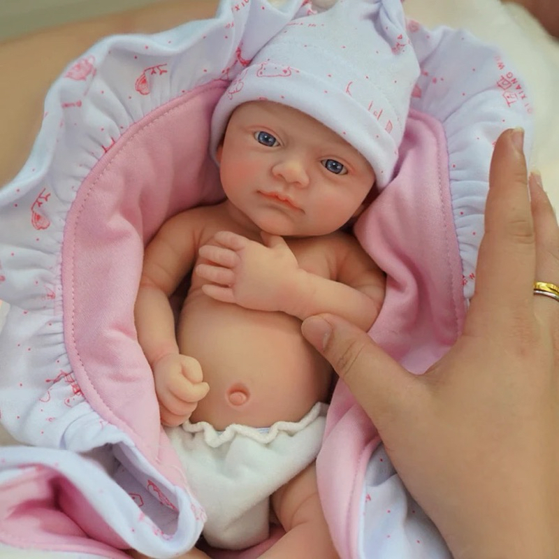 [Pre-Order] Reborn baby ตุ๊กตาทารก “Luna” และ “Toby” ซิลิโคนทั้งตัว 12 inch