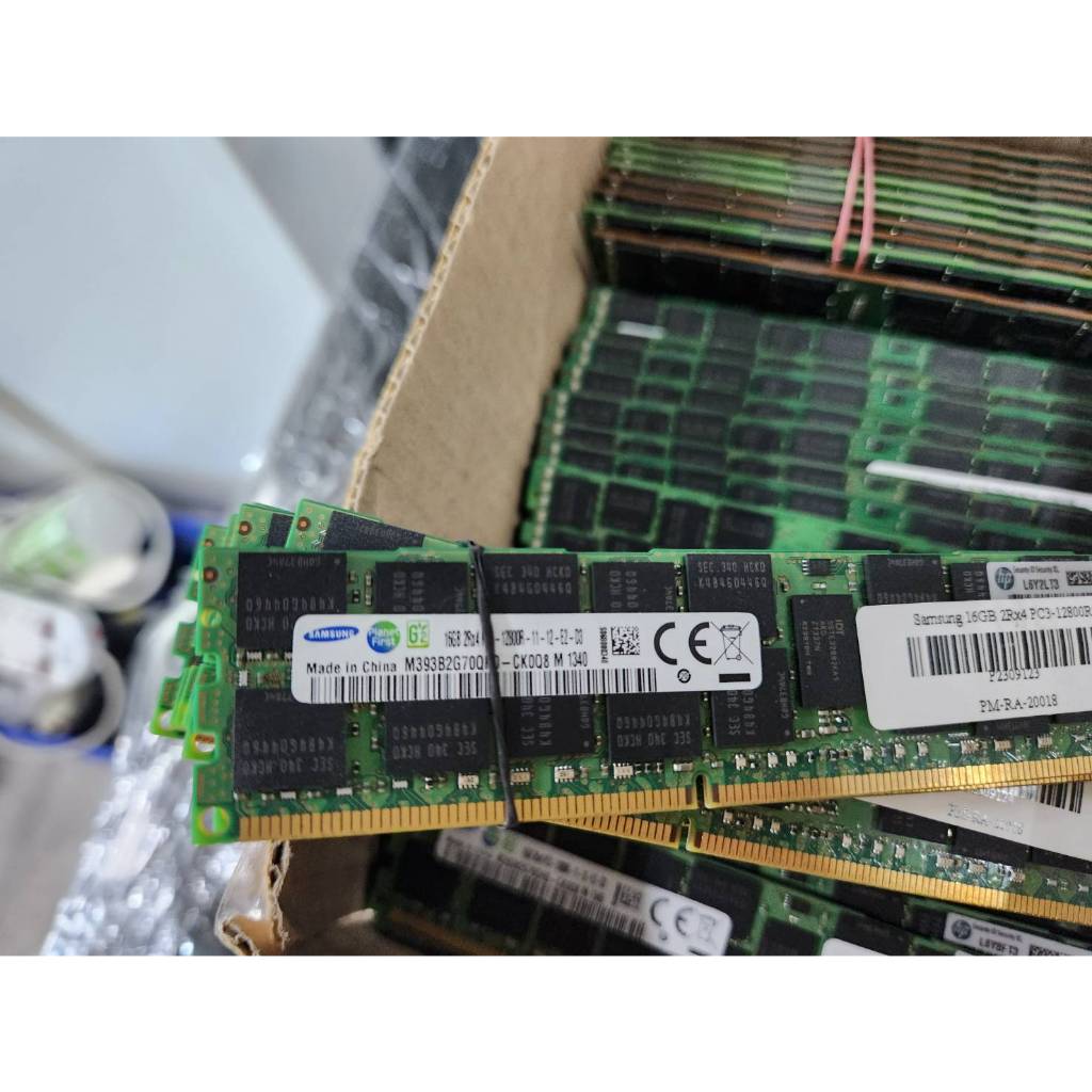 RAM SERVER (แรมเซิร์ฟเวอร์) DDR3 16 GB (Samsung 16GB 2Rx4 PC3-12800R) สินค้ามือสอง