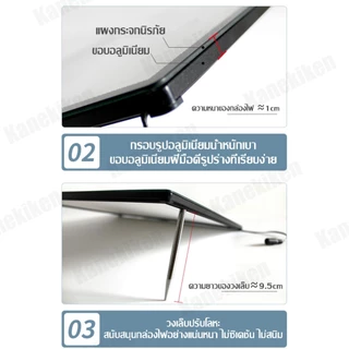 กรอบไฟเมนูอาหาร LED แบบดึงออก เสียบใช้ได้ทันที สามารถปรับมุมและความสว่างได้ แผงกระจกนิรภัย ป้ายไฟ ป้ายเมนู ป้ายเมนูอาหาร