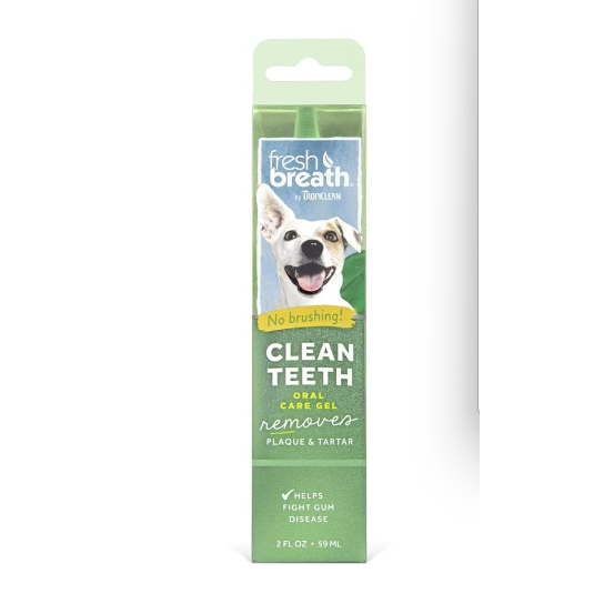 Tropiclean fresh breath Clean Teeth Gel 4 fl oz เจล ทำความสะอาด ฟัน (118 Ml.)