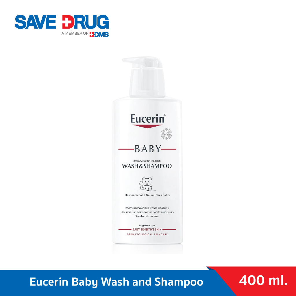 Eucerin Baby Wash and Shampoo 400 ml