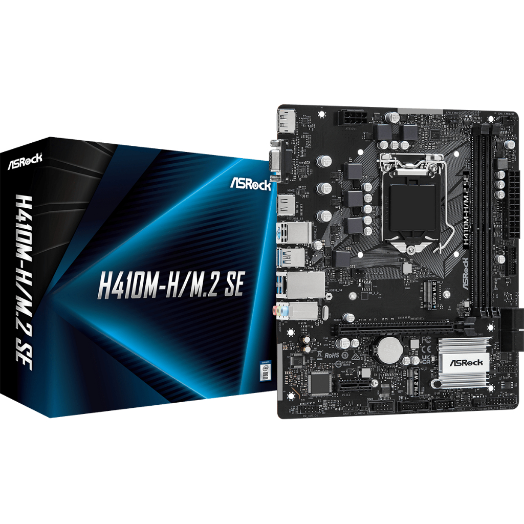 MAINBOARD (1200) ASROCK H410M-H/M.2 SE DDR4