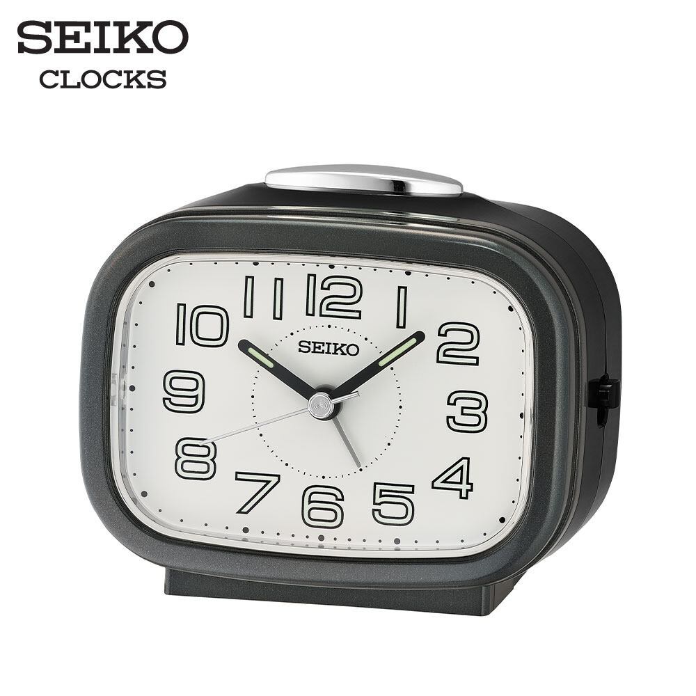 SEIKO CLOCKS นาฬิกาปลุก รุ่น QHK060K ขนาด 3.8 x 3.3 นิ้ว