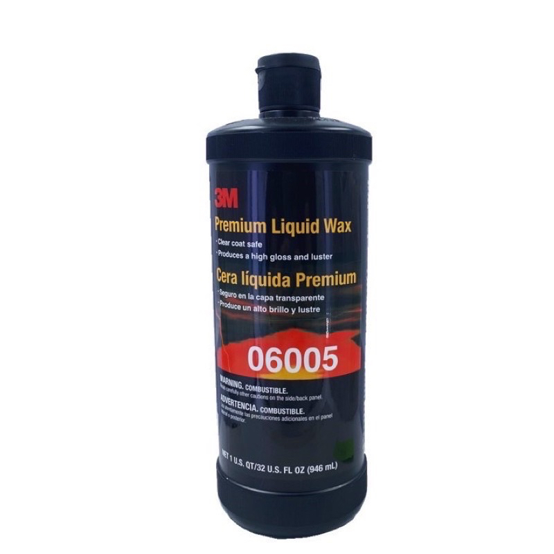 3M 06005 Premium Liquid Wax 3เอ็ม น้ำยาเคลือบรถ พรีเมี่ยม แว็กซ์ ขนาด 946 มล.