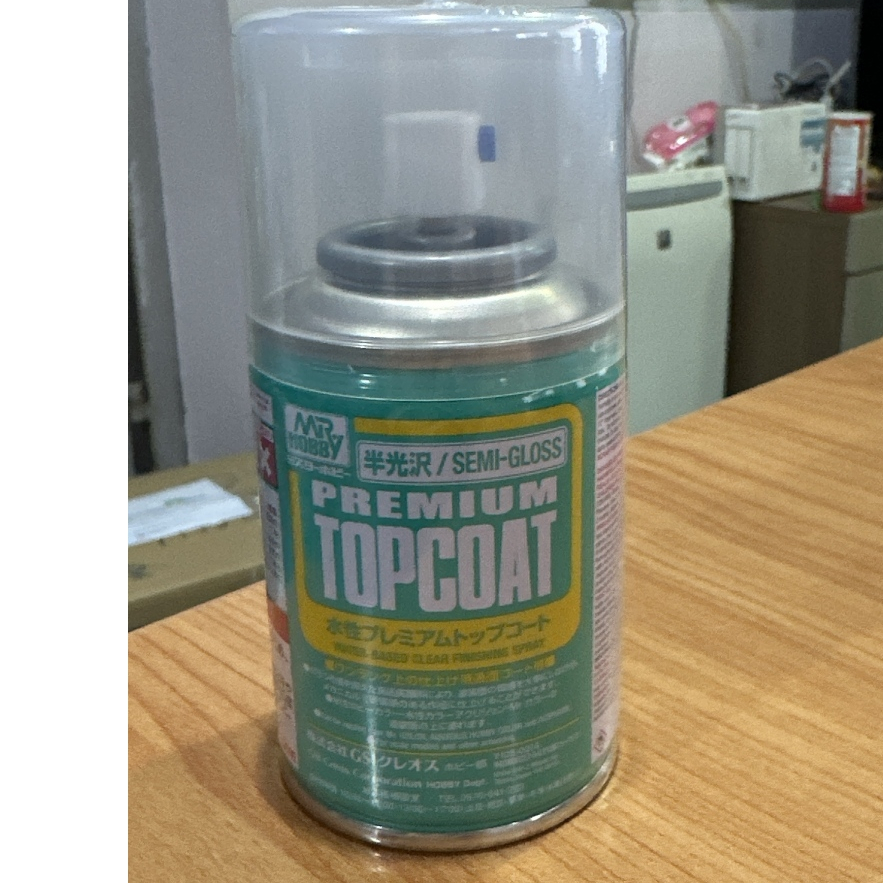 สเปรย์เคลือบ   เคลียร์กึ่งเงาB602 MR.PREMIUM TOPCOAT 88ML