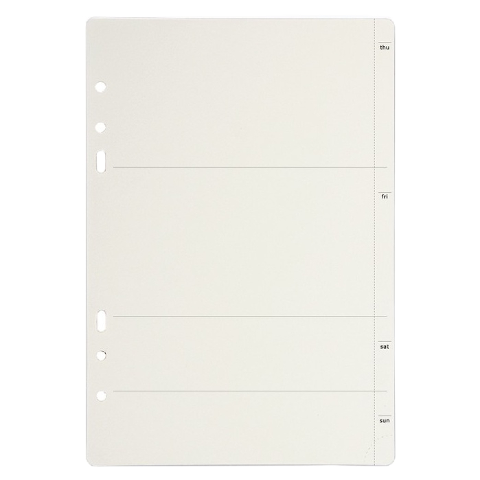 labrador Refill for organizer L (weekly) green read  รีฟิลสำหรับออแกไนเซอร์ (สัปดาห์) LPS003